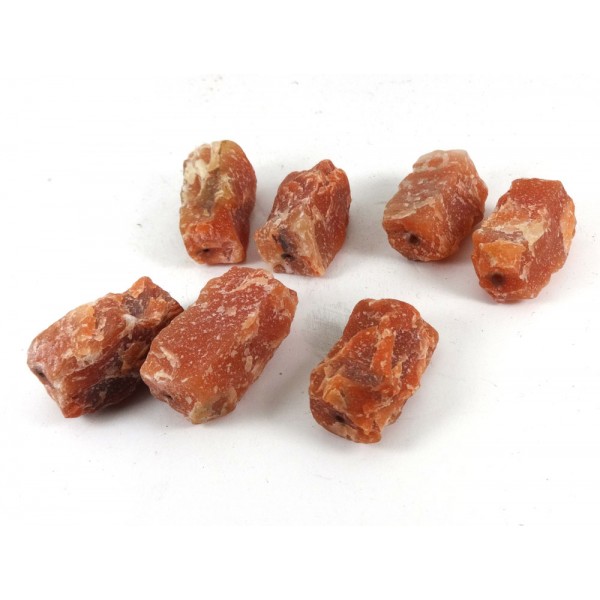 Natural Orange Calcite Beads