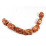 Natural Orange Calcite Beads