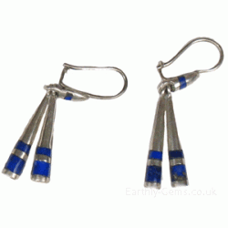 Lapis Lazuli  Silver Earrings