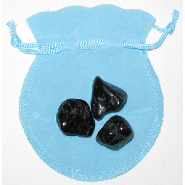 Blue Drawstring Gift Pouch