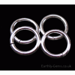 Sterling Silver 6mm Jump Rings - for Jewellery making