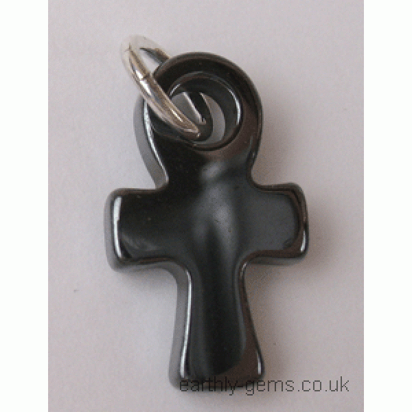Hematite Ankh Pendant