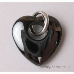 Hematite Heart Pendant