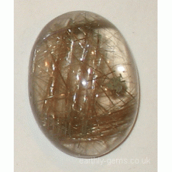 Quartz with Rutile Inclusions Freeform Cabochon  - for Jewellery making