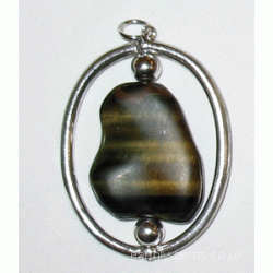 Tiger Eye Spinning Pendant
