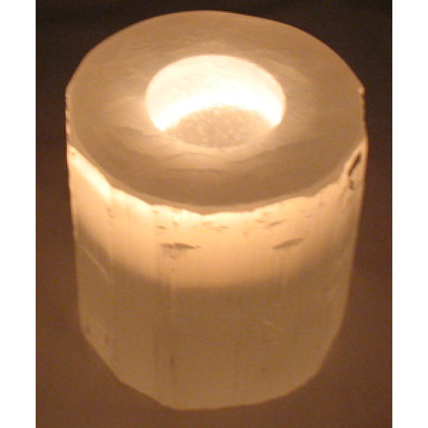 Selenite T Light Holders