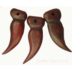 Bone Bear Claw Bead - for Jewellery Making