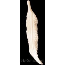 Bone Feather Beads - for Jewellery Making