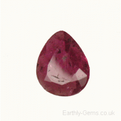 Faceted Pink Tourmaline Drop - for Jewellery making