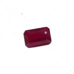 Faceted Ruby Gemstone
