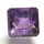 Faceted Amethyst Square  - for Jewellery making