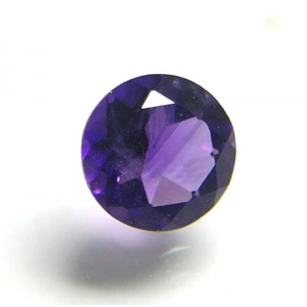 Clear Facet Amethyst Round  - for Jewellery making