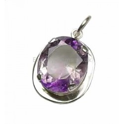 Himalayan Faceted Amethyst Pendant