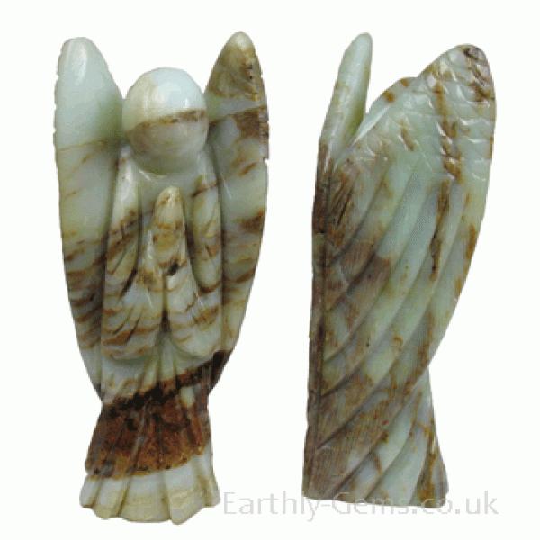 Andean Opal Angel Statue