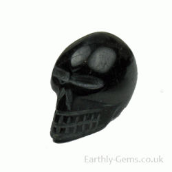 Black Tourmaline Crystal Skull