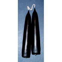 Black Stubby Candles