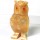 Orange Owl Carving