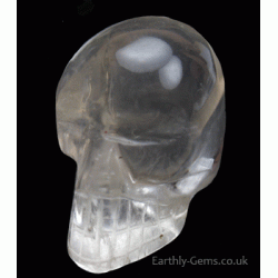 Brazilian Clear Quartz Crystal Skull