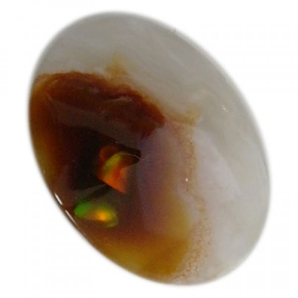 Fire Agate Oval Cabochon - for Jewellery making