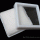 60mm Glass Lid White Gemstone Display Box