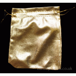 Gold Drawstring Pouch
