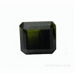 Green Tourmaline Square Cut Gemstone