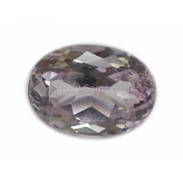 Faceted Pink Kunzite Oval  - for Jewellery making