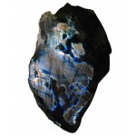 Silvery Blue and Gold Labradorite Polished Surface