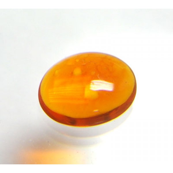 Orange Fire Opal Cabochon