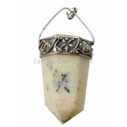 Onyx Point Pendant Necklace