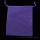 Purple Drawstring Pouch