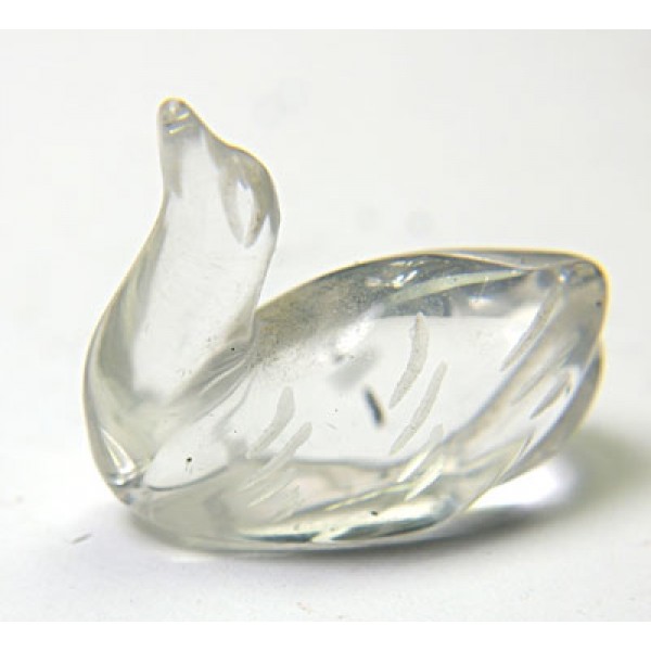 Clear Quartz Swan - Crystal Animal