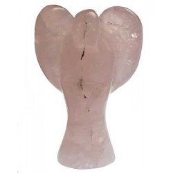 Rose Quartz Carved Angel