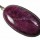 Large Ruby Cabochon Silver Pendant