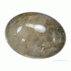 Rutilated Quartz Oval  - for Jewellery making