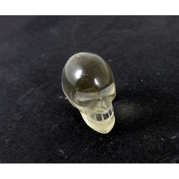 Light Smokey Quartz Crystal Skull