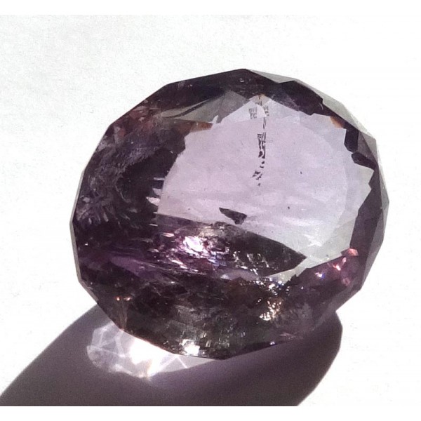 Amethyst Faceted Oval Gemstone