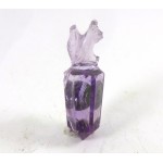 Amethyst Point with Carved Squirrel