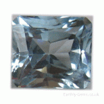Faceted Aquamarine Square Gemstone  - for Jewellery making