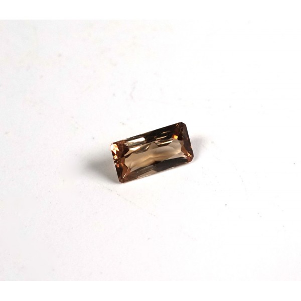 Axinite Faceted Rectangle Gemstone