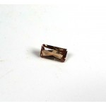 Axinite Faceted Rectangle Gemstone