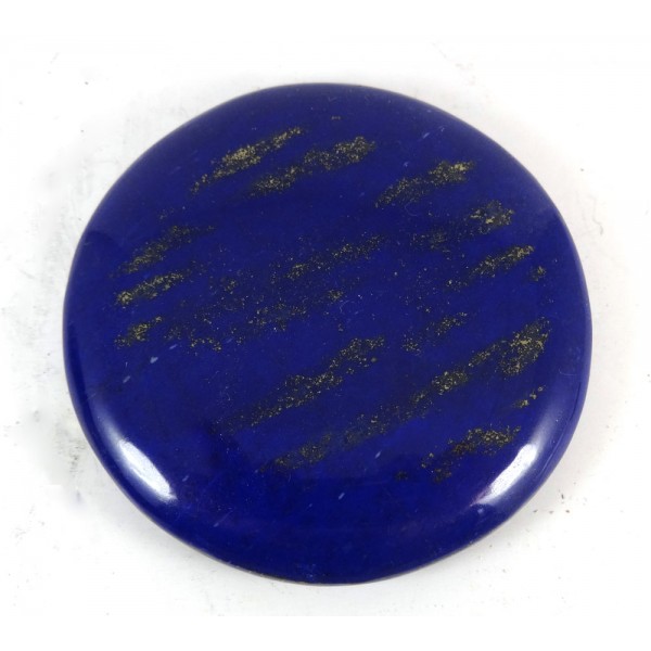 Polished Lapis Lazuli Disc Cabochon