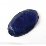 Faceted Lapis Lazuli Oval 32mm