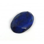 Lapis Faceted Oval Cutstone