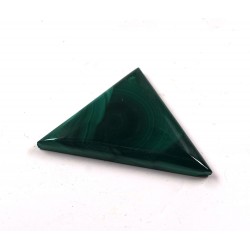 Malachite Polished Triangle Shape