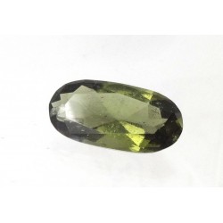 Moldavite Faceted Gemstone