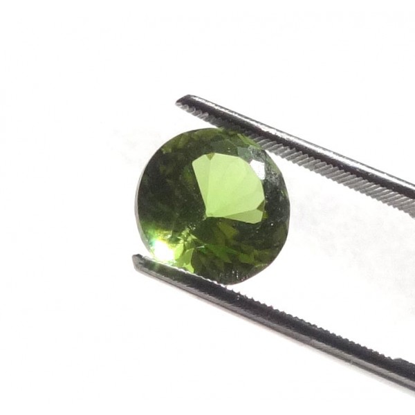 Faceted Peridot Round Gemstone