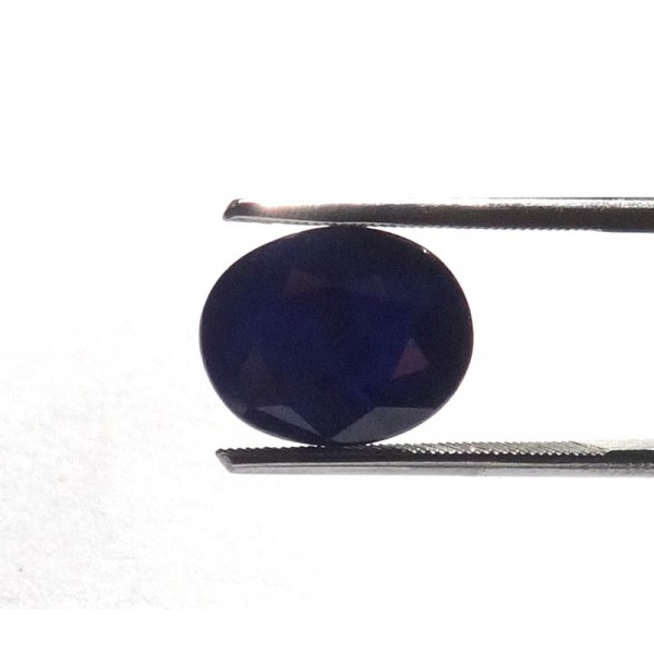 Blue Sapphire Oval Gemstone