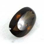 Large Stunning Oval Cut Faceted Smokey   - for Jewellery making