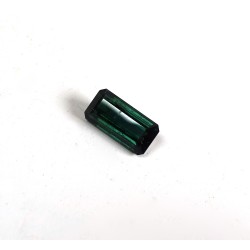 Green Tourmaline Rectangle Cut Gemstone